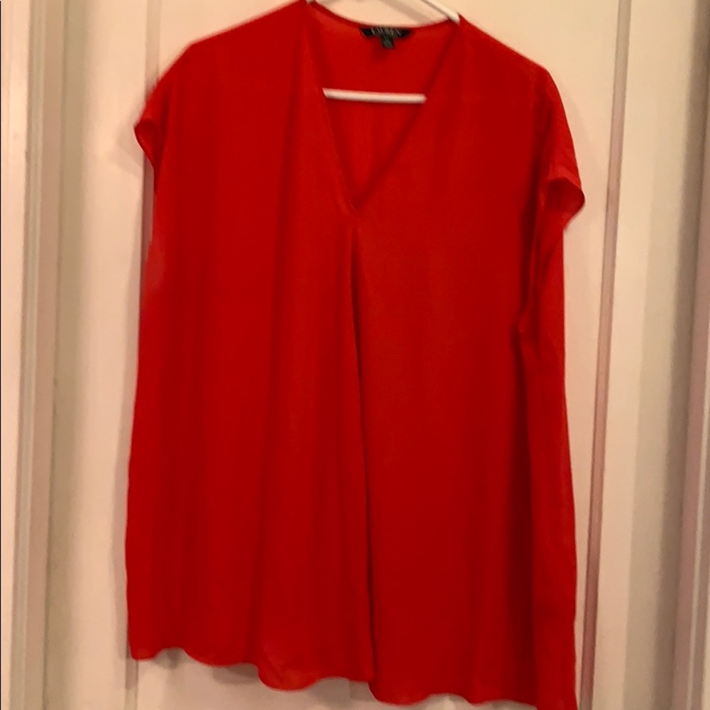 Lauren Ralph Lauren cap sleeve top